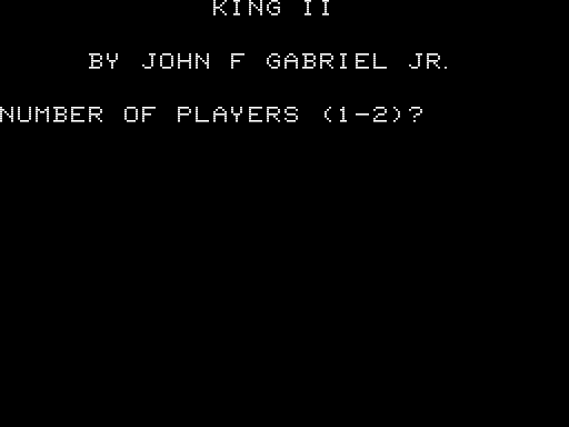 Game cover: King II