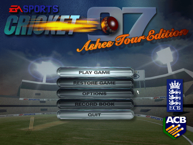 Game cover: Cricket 97: Ashes Tour Edition