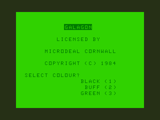 Game cover: Galagon