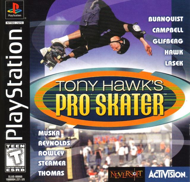 Game cover: Tony Hawk's Pro Skater