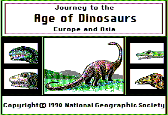 Game cover: Journey to the Age of Dinosaurs: Europe and Asia