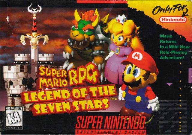 Game cover: Super Mario RPG: Legend of the Seven Stars