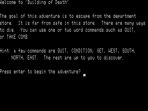 Game cover: Building of Death