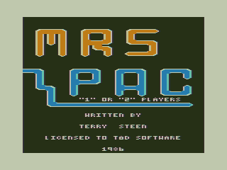 Game cover: Mrs Pac