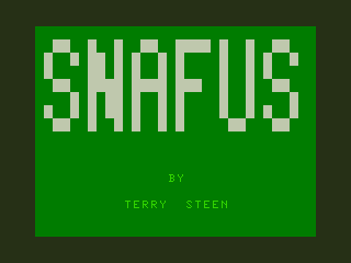 Game cover: Snafus