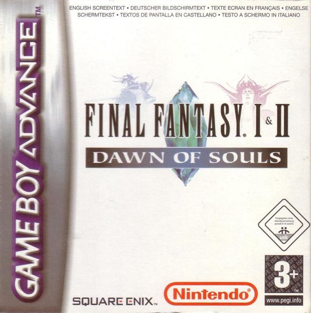 Game cover: Final Fantasy I & II: Dawn of Souls