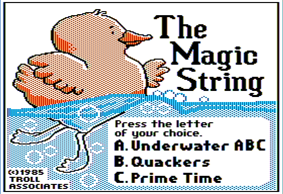 Game cover: The Magic String