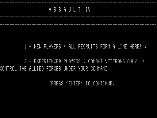 Game cover: Assault IV