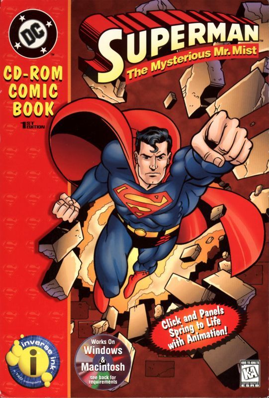 Game cover: Superman: The Mysterious Mr. Mist