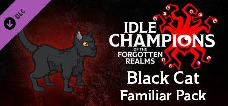 Game cover: Idle Champions of the Forgotten Realms: Black Cat Familiar Pack
