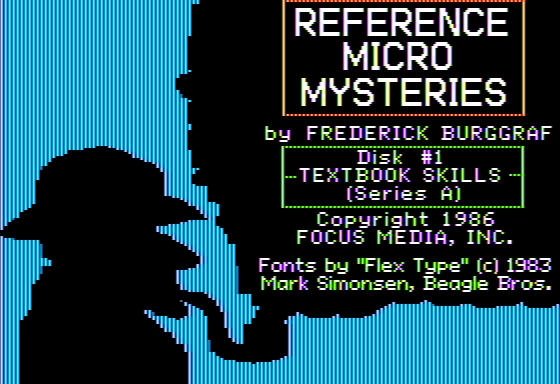 Game cover: Reference Micro Mysteries