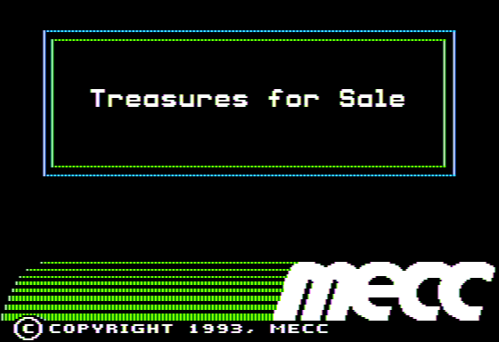 Game cover: Treasures for Sale