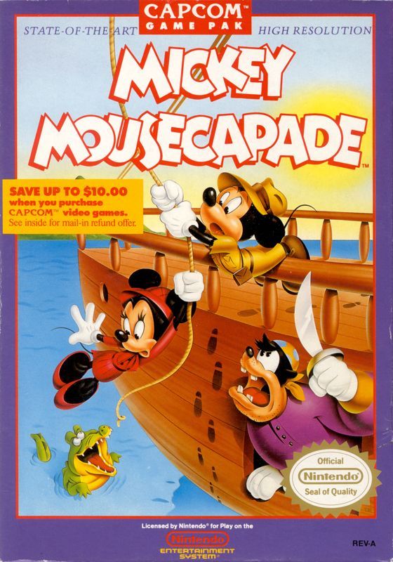 Game cover: Mickey Mousecapade