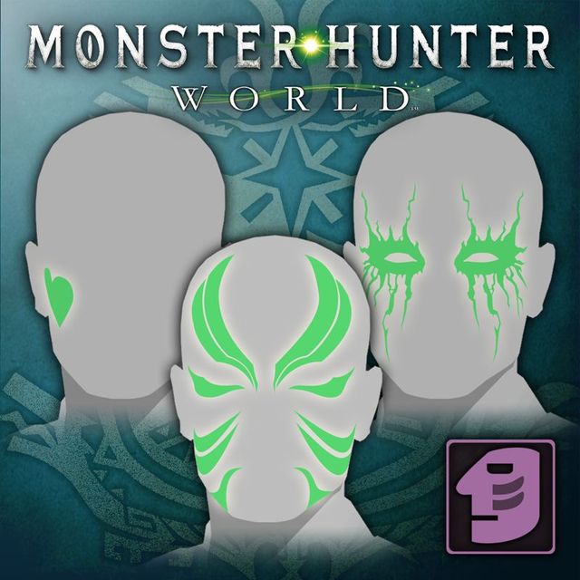 Game cover: Monster Hunter: World - Additional Face Paint Bundle