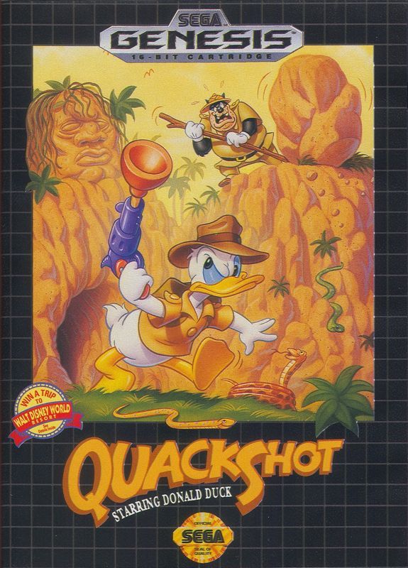 Game cover: QuackShot starring Donald Duck