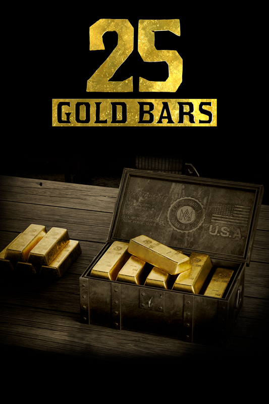 Game cover: Red Dead Online:  25 Gold Bars