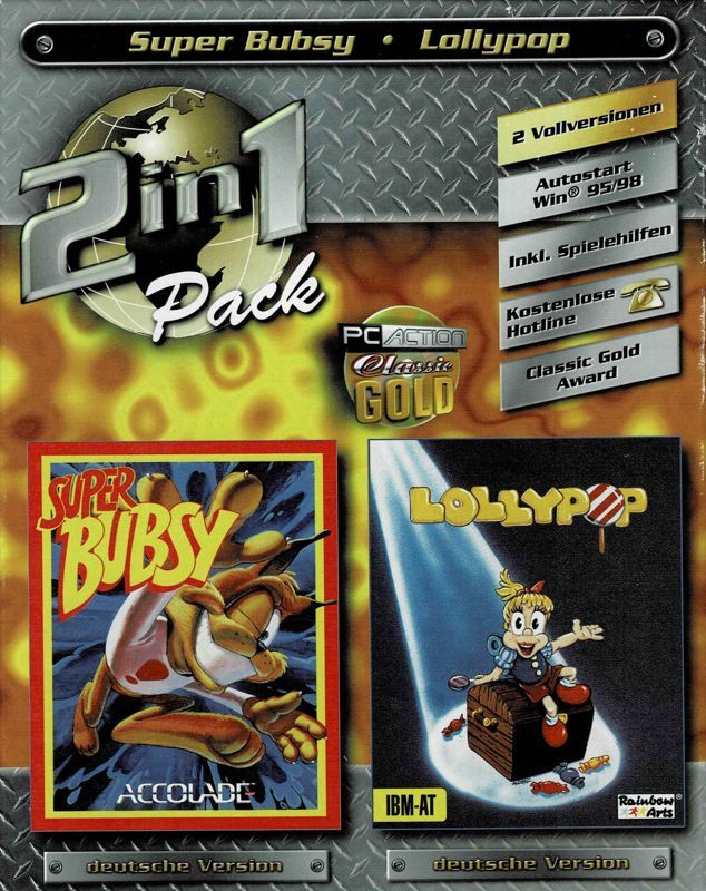 Game cover: 2 in 1 Pack: Super Bubsy / Lollypop
