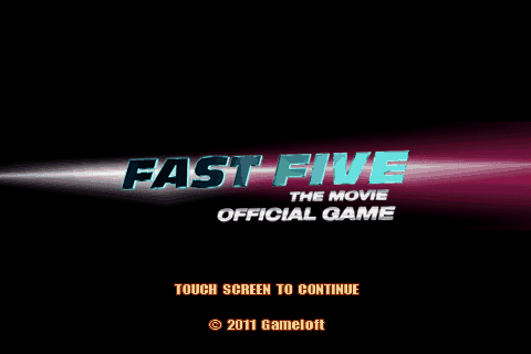 Game cover: Fast Five the Movie: Official Game