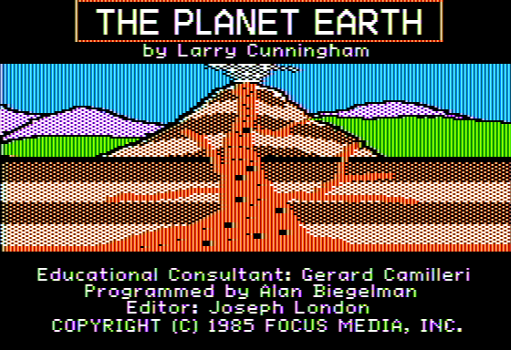 Game cover: Your Universe Volume 2: The Planet Earth