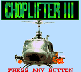 Game cover: Choplifter III