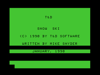 Game cover: Snow Ski