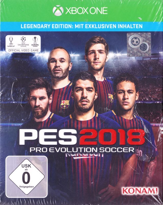 Game cover: PES 2018: Pro Evolution Soccer (Legendary Edition)