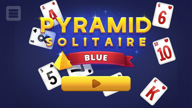 Game cover: Pyramid Solitaire Blue