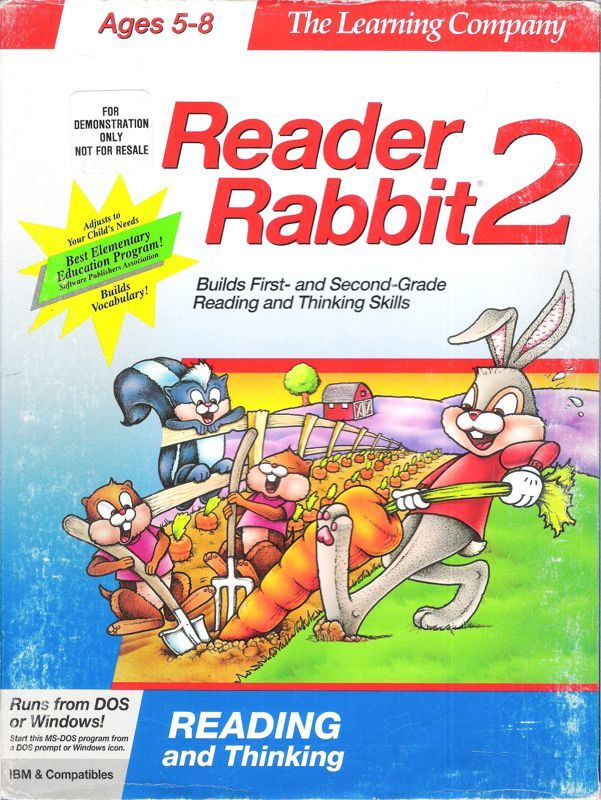 Game cover: Reader Rabbit 2
