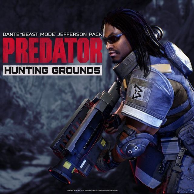 Game cover: Predator: Hunting Grounds - Dante "Beast Mode" Jefferson Pack