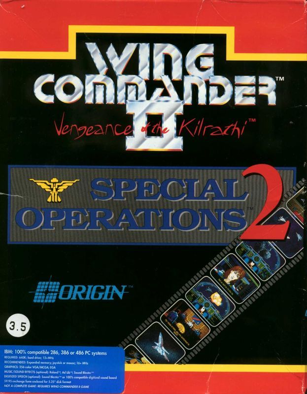 Game cover: Wing Commander II: Vengeance of the Kilrathi - Special Operations 2