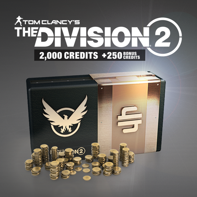 Game cover: Tom Clancy's The Division 2: 2000 Credits + 250 Bonus Credits