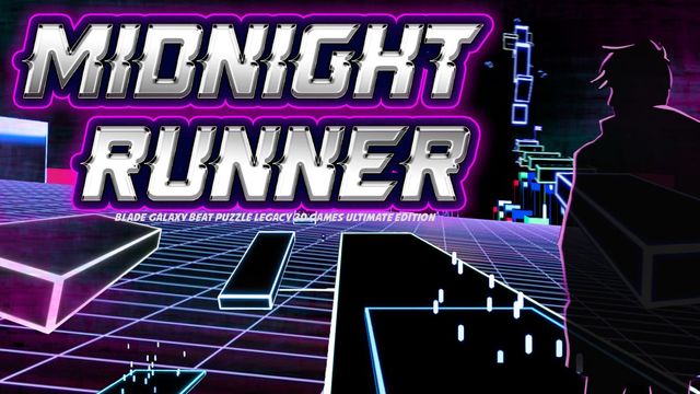 Game cover: Midnight Runner: Blade Galaxy Beat Puzzle Legacy 3D Games Ultimate Edition