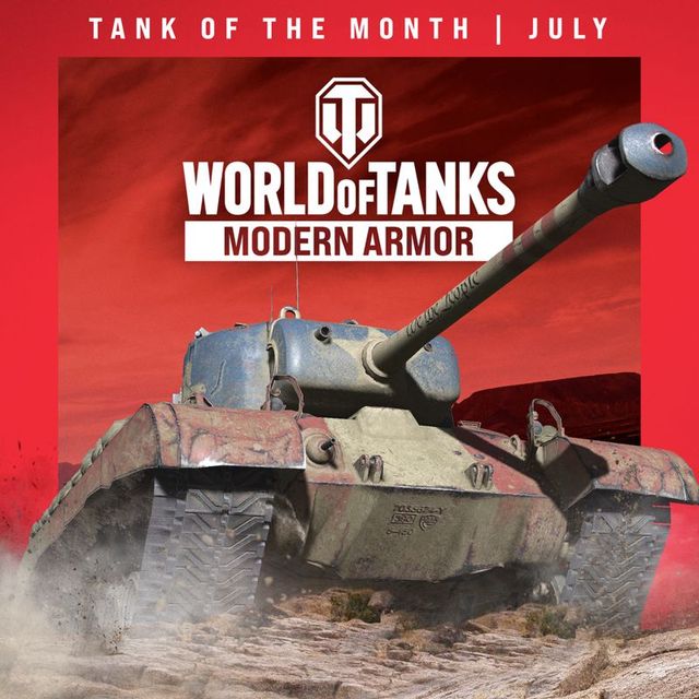 Game cover: World of Tanks: Modern Armor - Tank of the Month | July
