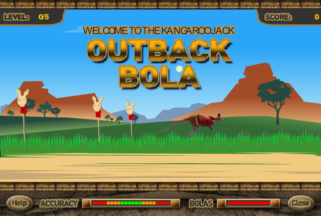 Game cover: Kangaroo Jack Outback Bola