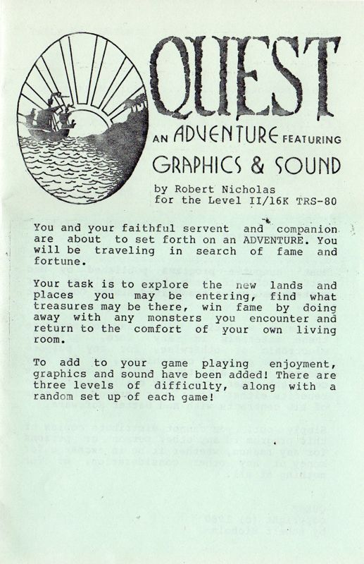 Game cover: Quest
