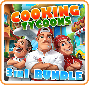 Game cover: Cooking Tycoons: 3 in 1 Bundle