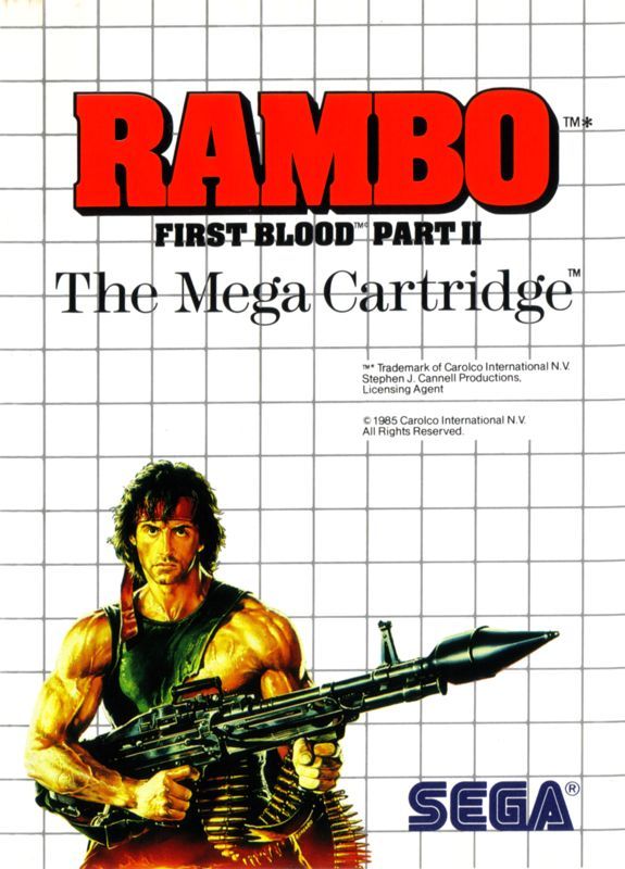 Game cover: Rambo: First Blood Part II