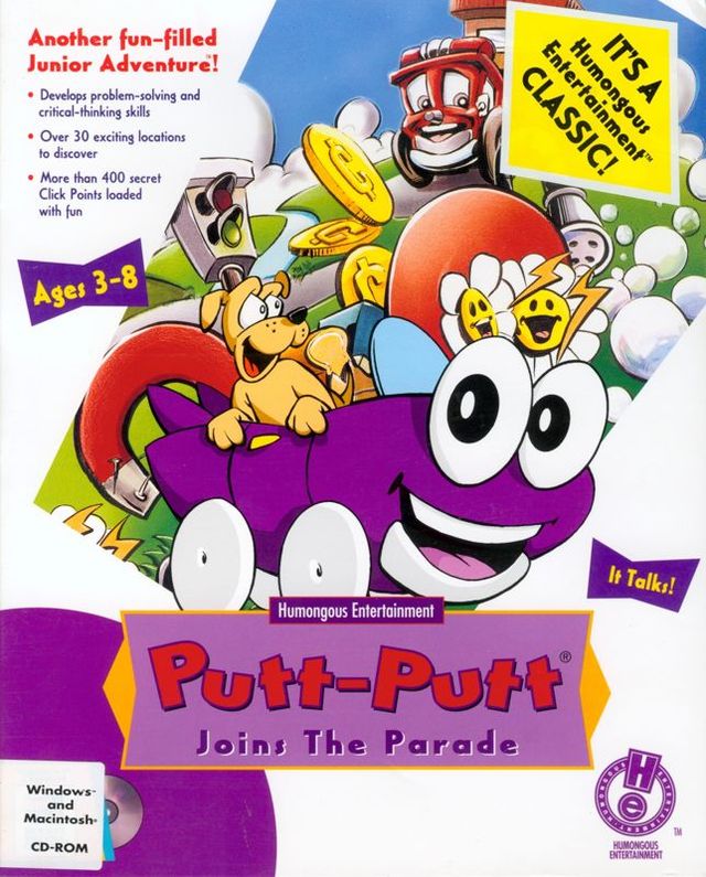Game cover: Putt-Putt Joins the Parade