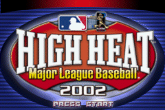 Game cover: High Heat Major League Baseball 2002