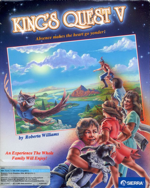 Game cover: King's Quest V: Absence Makes the Heart Go Yonder!