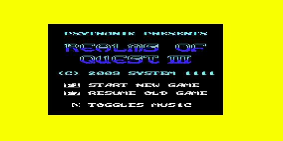 Game cover: Realms of Quest III