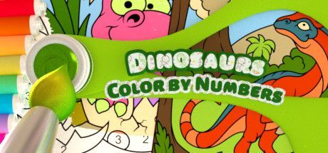 Game cover: Color by Numbers: Dinosaurs