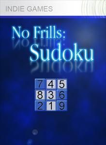 Game cover: No Frills Sudoku