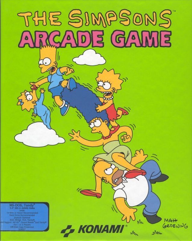 Game cover: The Simpsons