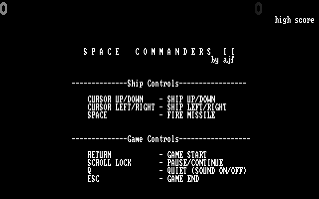 Game cover: Space Commanders II