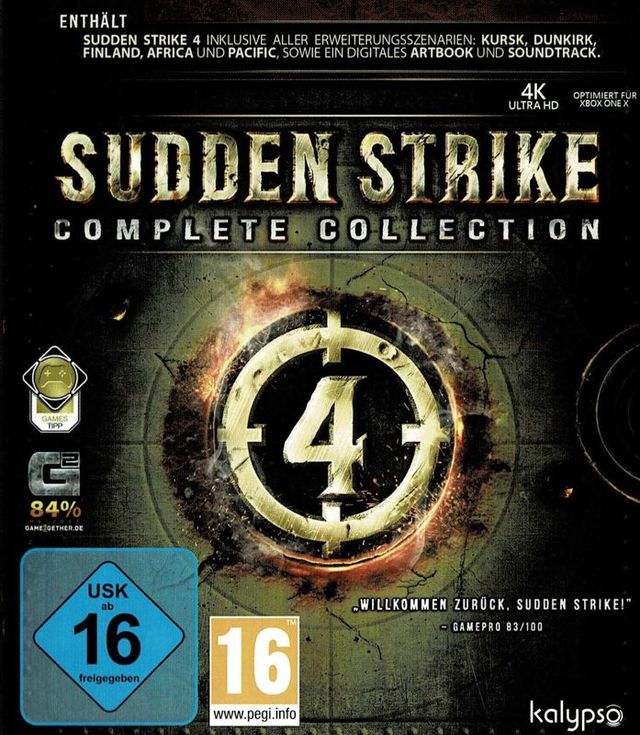 Game cover: Sudden Strike 4: Complete Collection