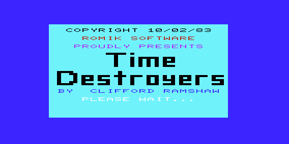 Game cover: Time Destroyers