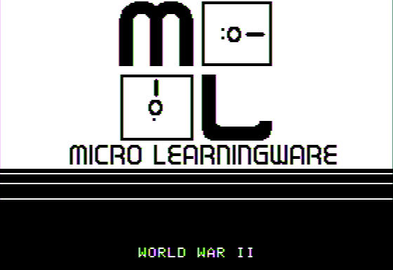 Game cover: World War II