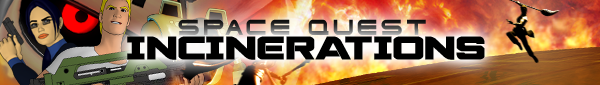 Game cover: Space Quest: Incinerations