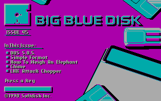 Game cover: Big Blue Disk #45